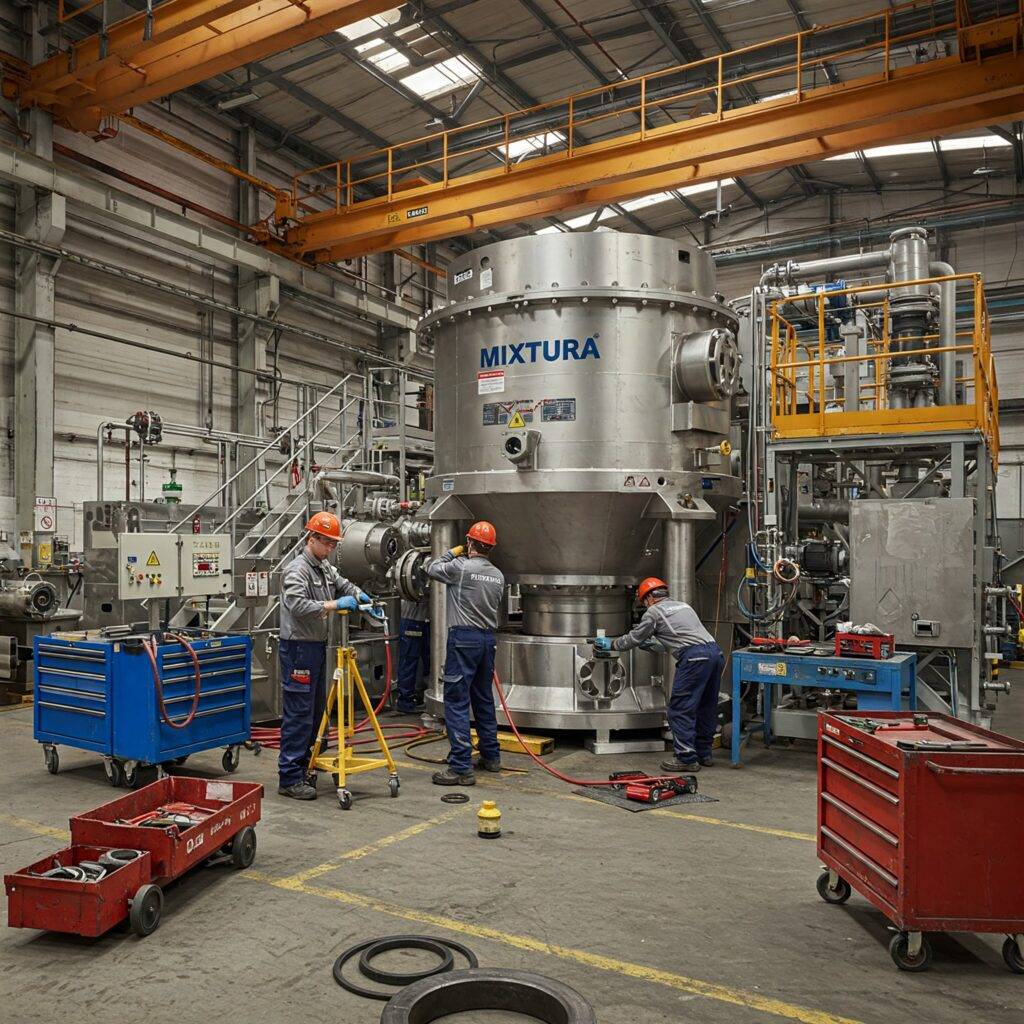 manutenção agitadores industriais