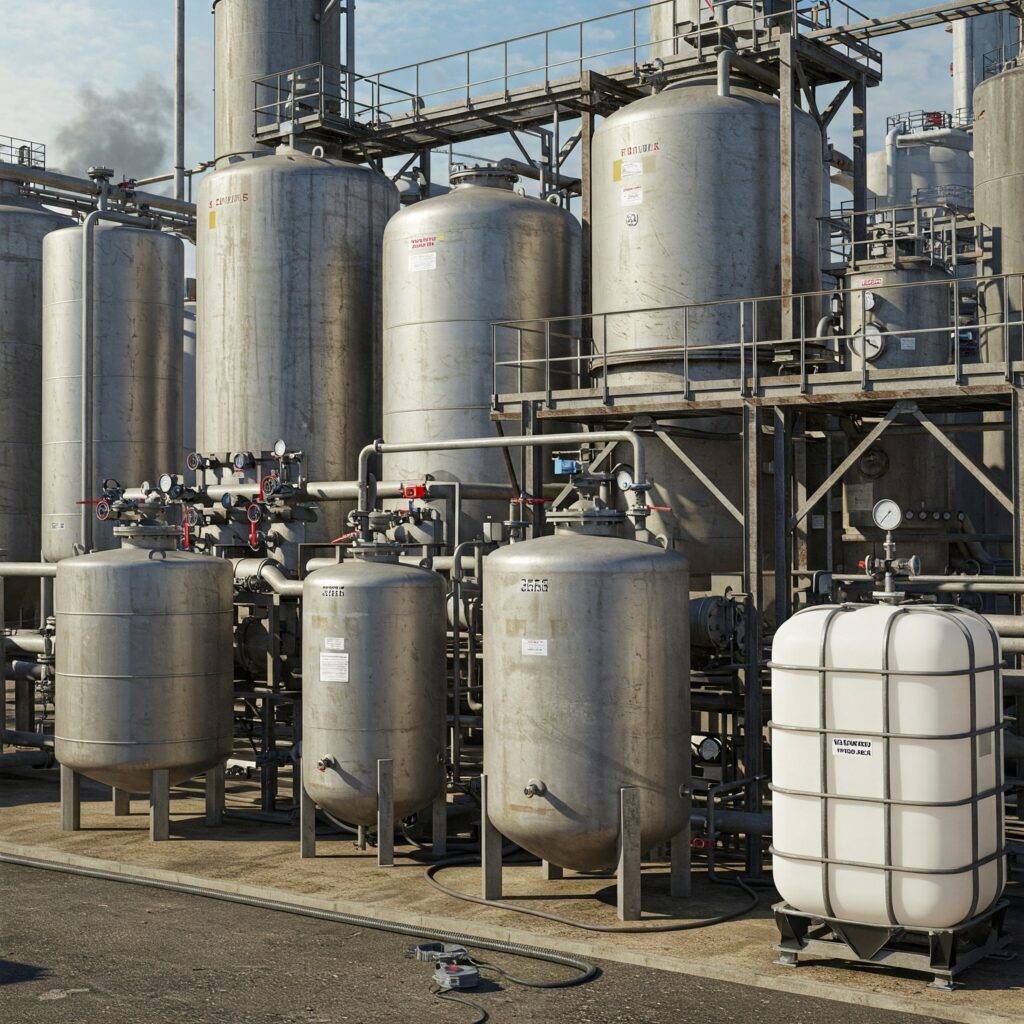 tanques para indústria química