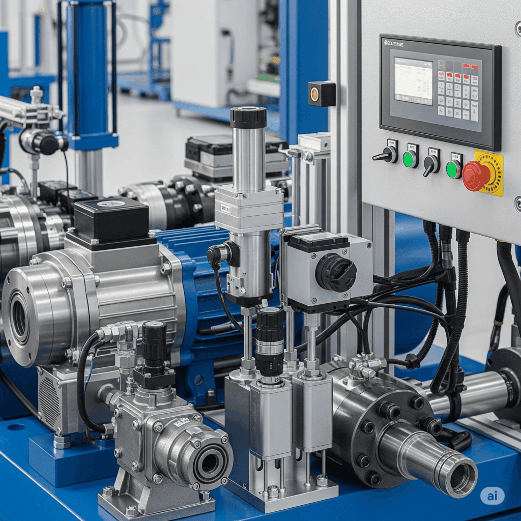 automação em equipamentos hidráulicos
