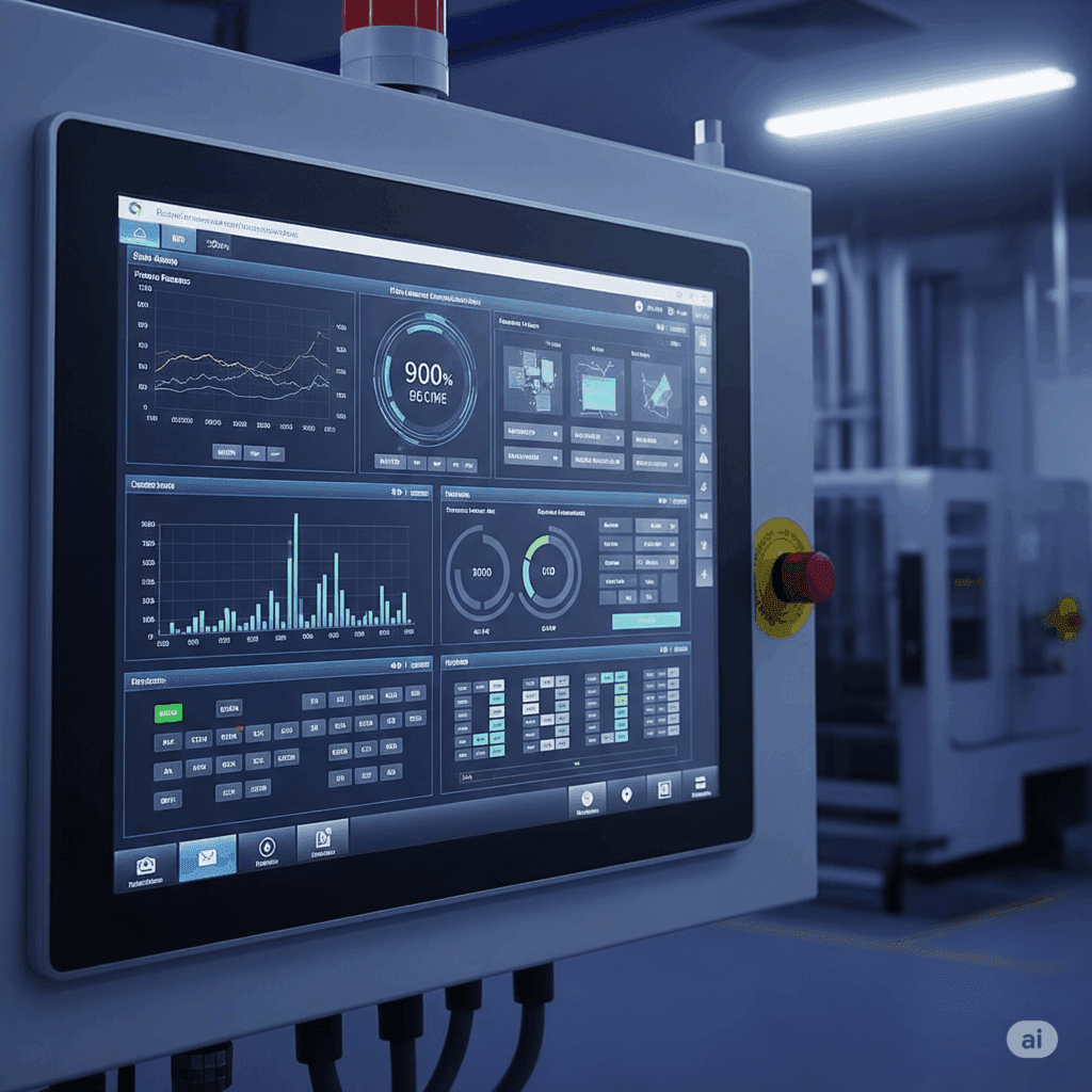 painel controle industrial smart