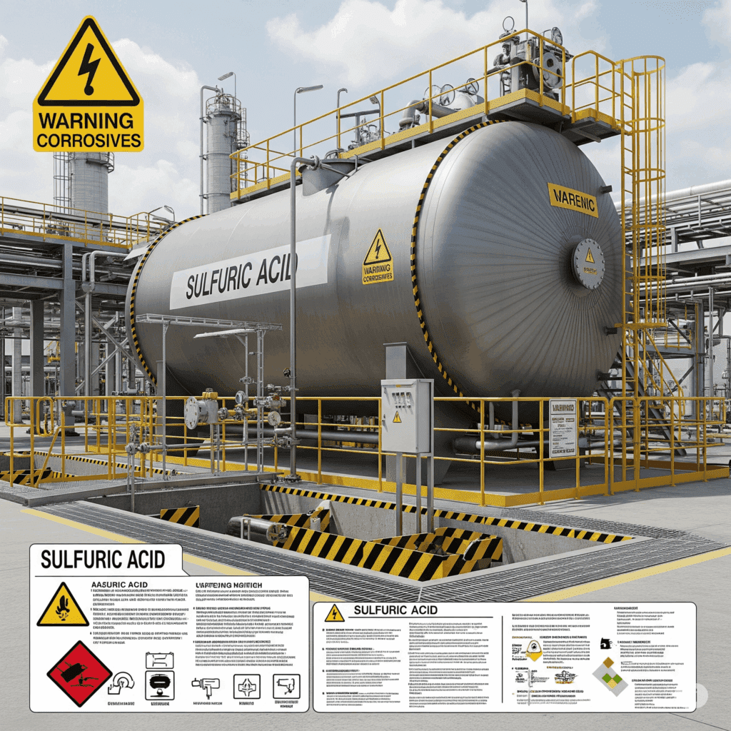tanque para ácido sulfúrico