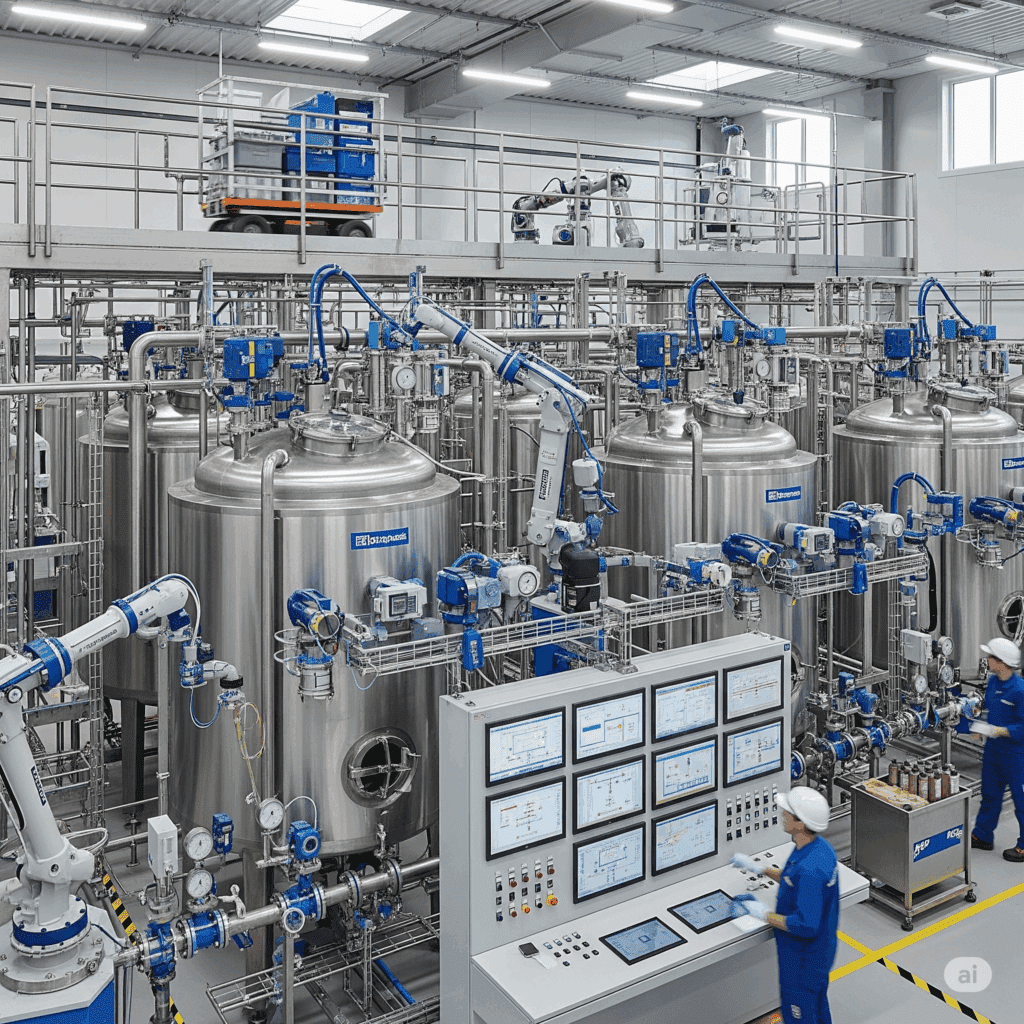 automação em tanques