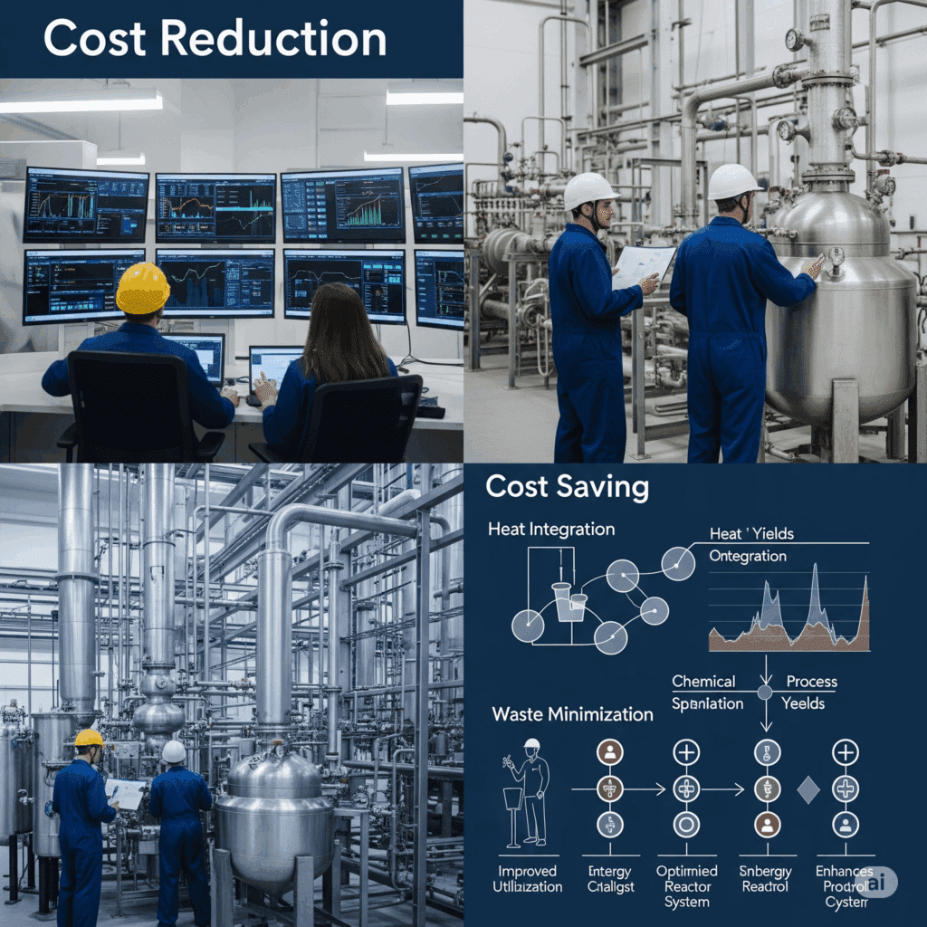 case redução custos indústria química