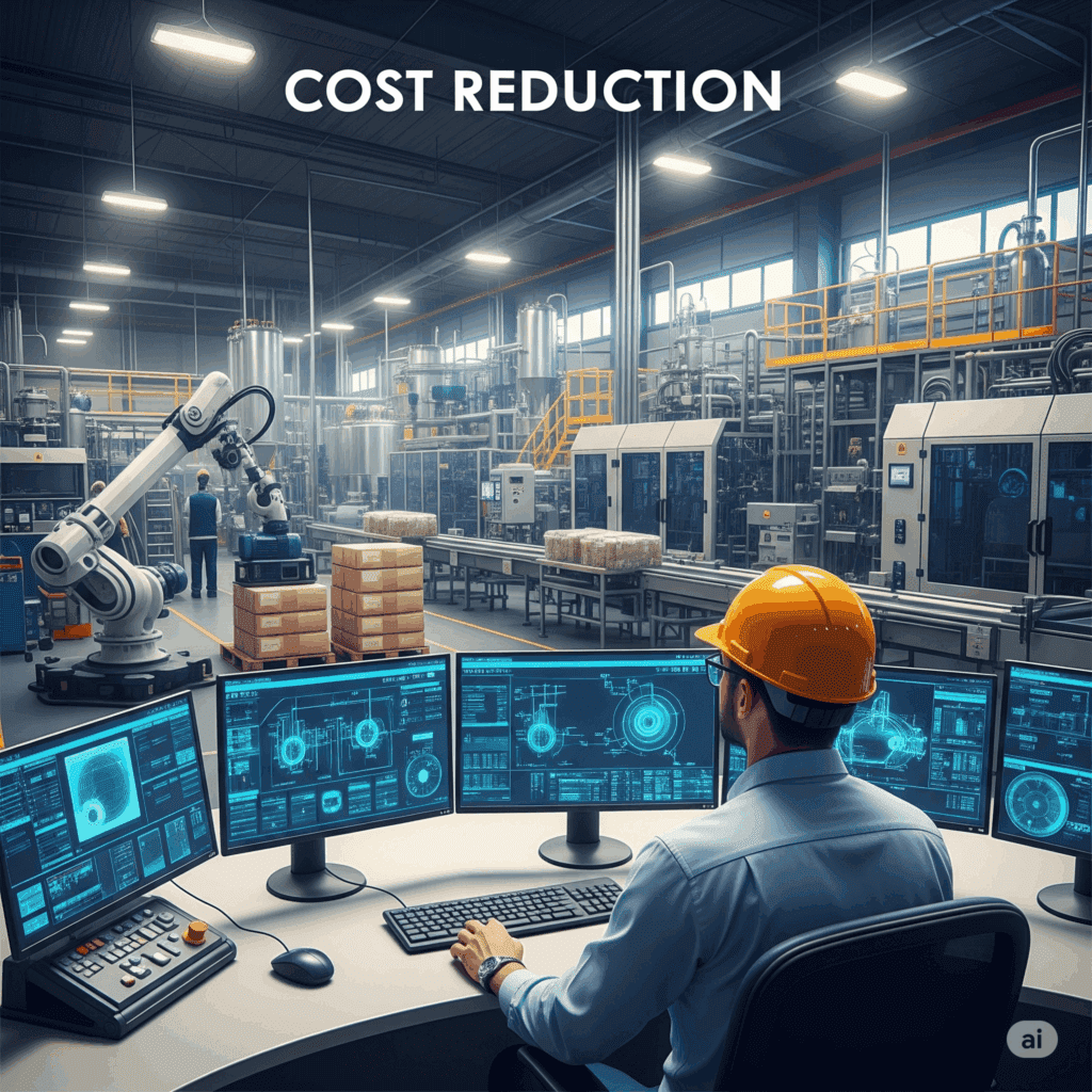 case redução custos indústria química