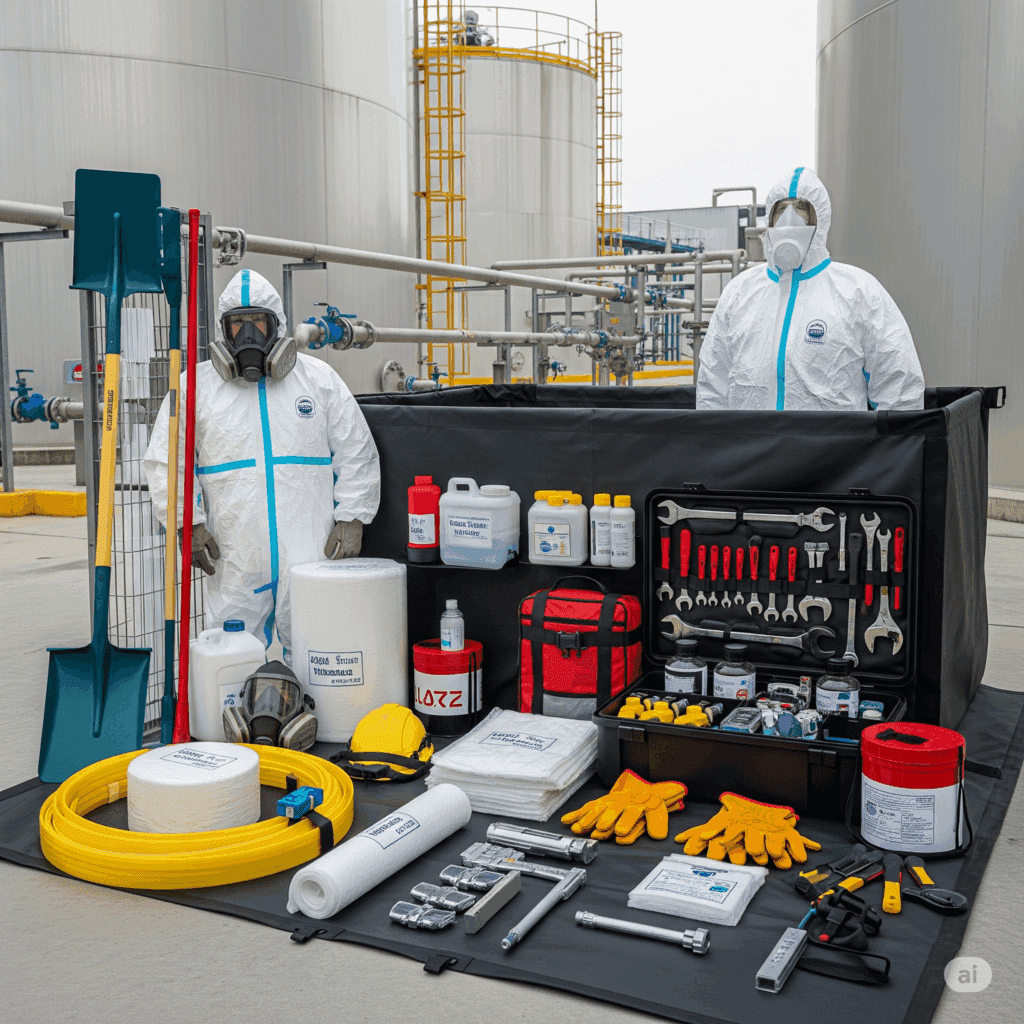 kit emergência para tanques