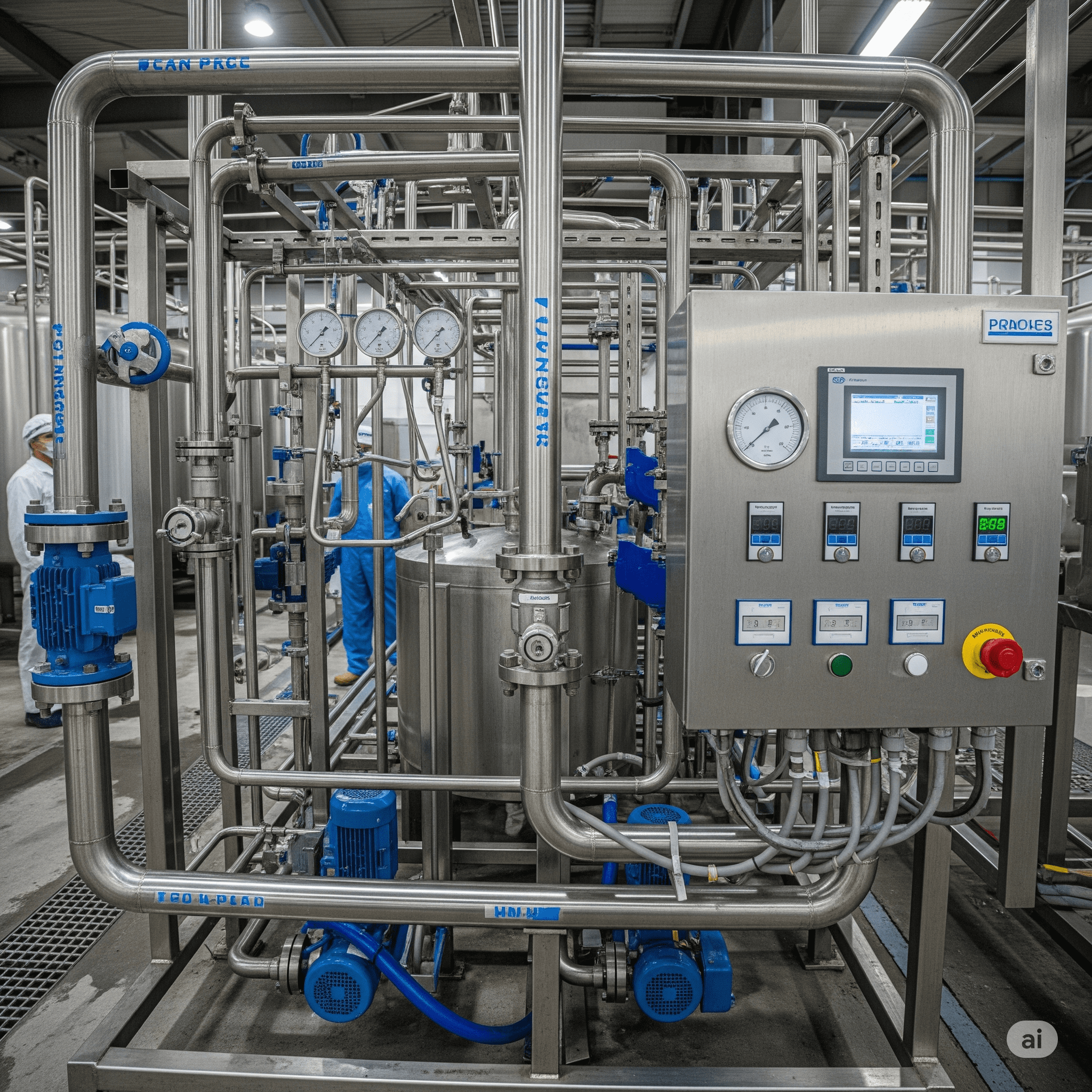 sistema de limpeza CIP para tanques