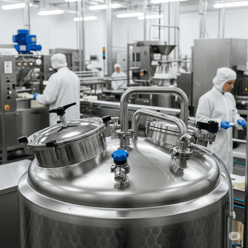 tanque para produtos alimentícios