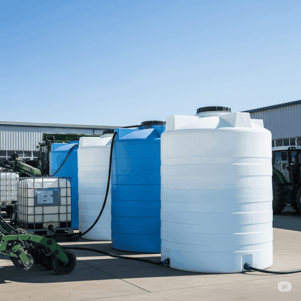 vazamento em tanques plásticos