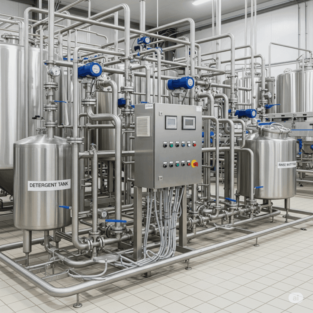 CIP indústria láctea