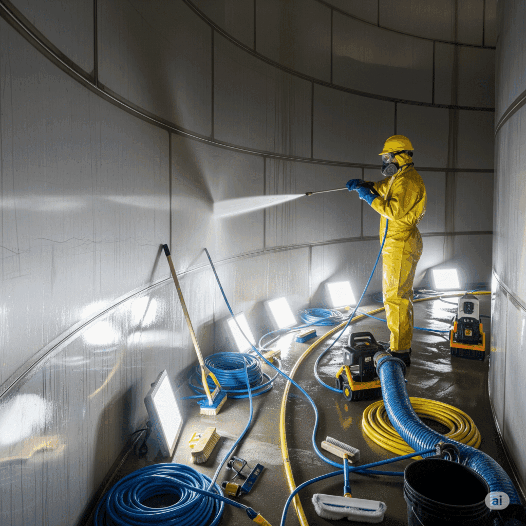 NR-33 limpeza tanques