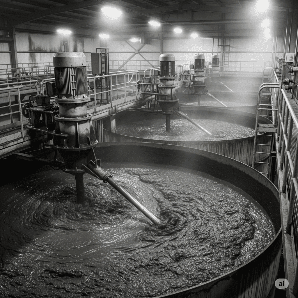 agitadores para lodo industrial