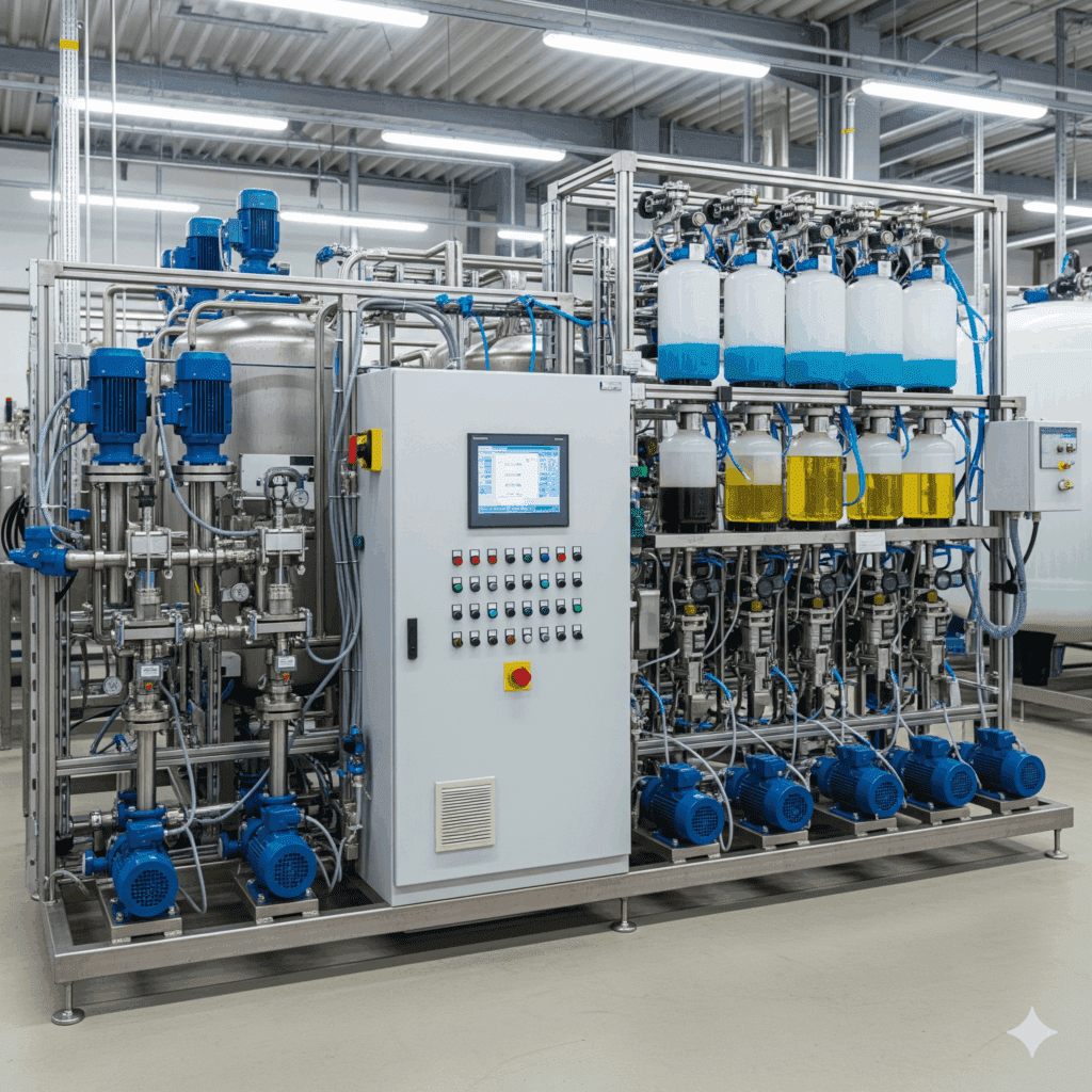 automação dosagem química