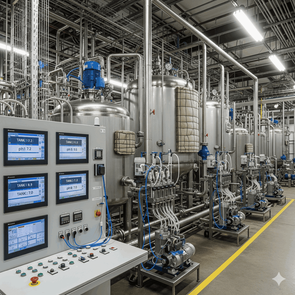 controle pH tanques