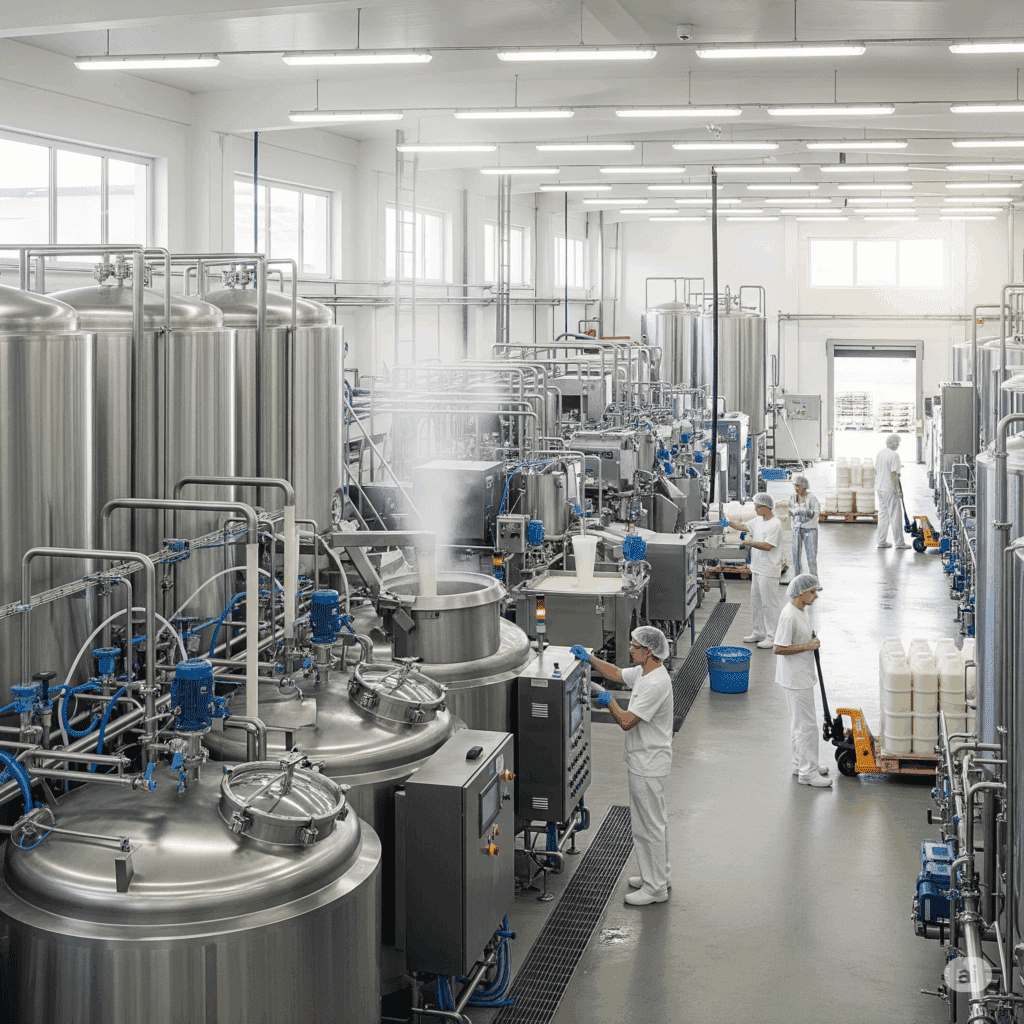 equipamentos para indústria de laticínios