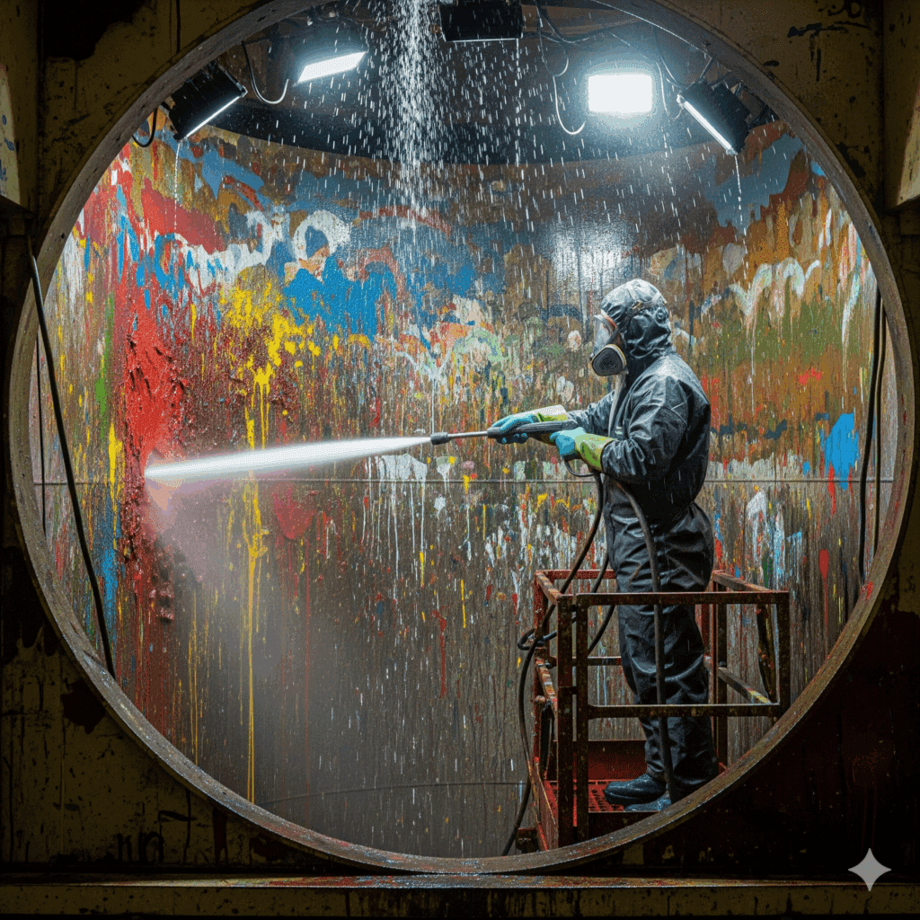 limpeza tanques tinta