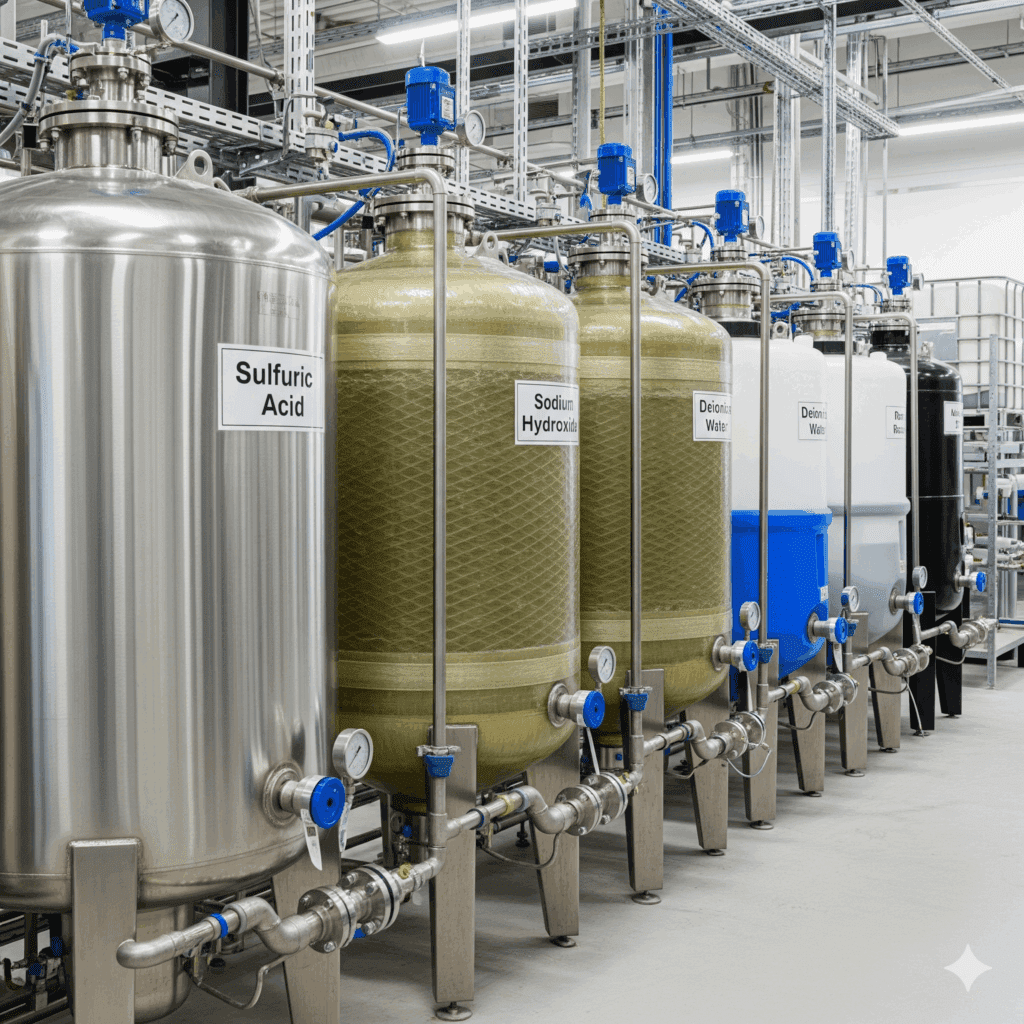 materiais tanques químicos