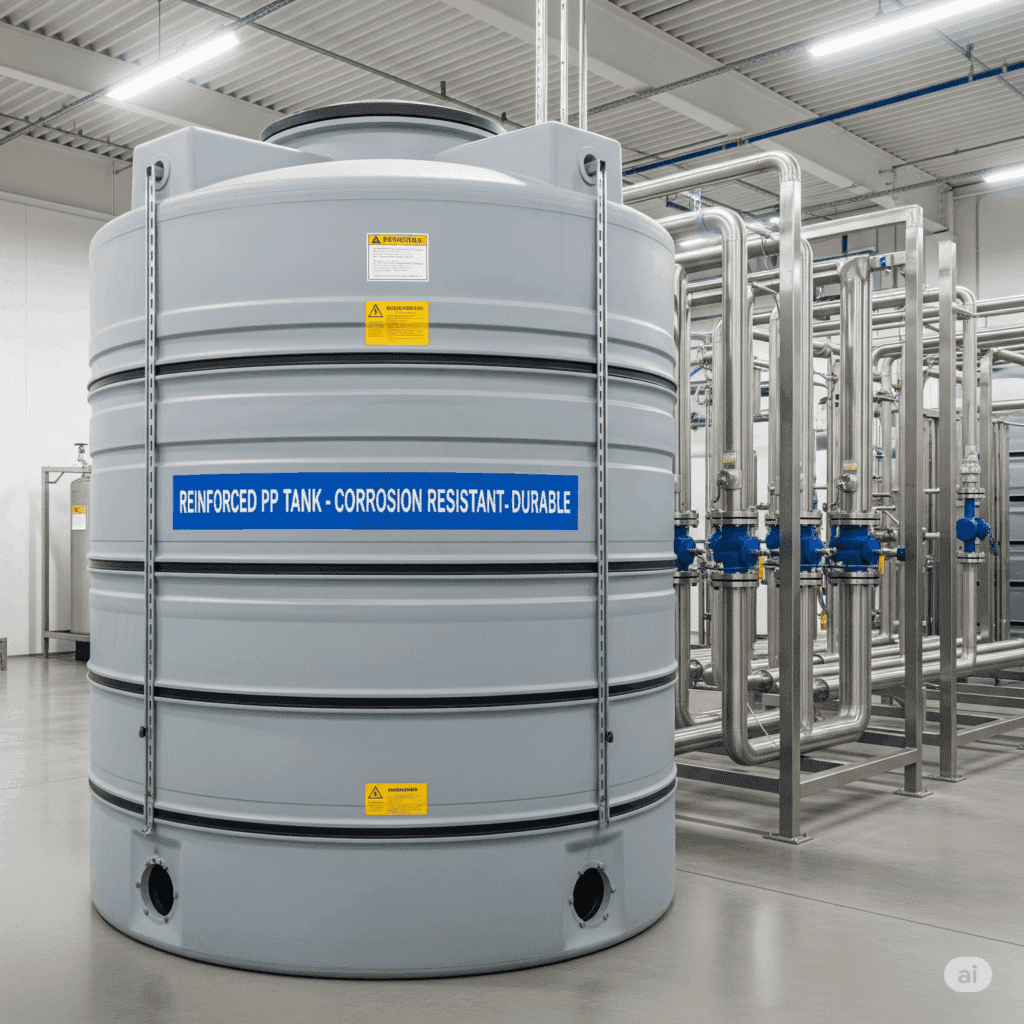 tanque PP reforçado vantagens 