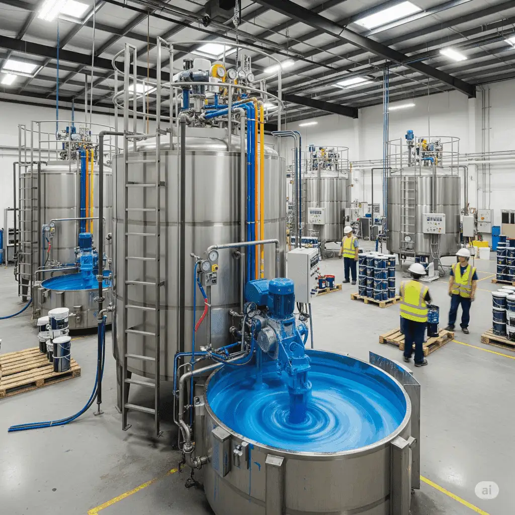 tanque para indústria de tintas