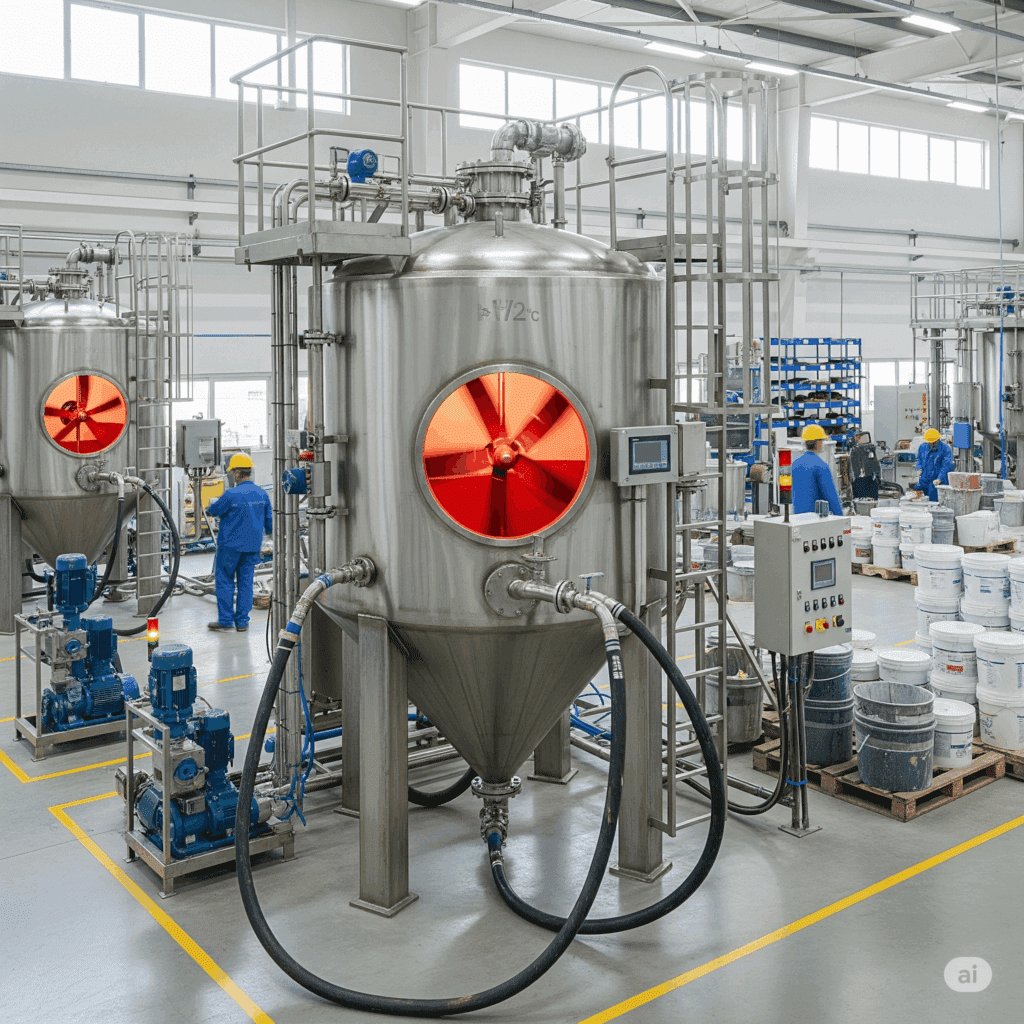 tanque para indústria de tintas