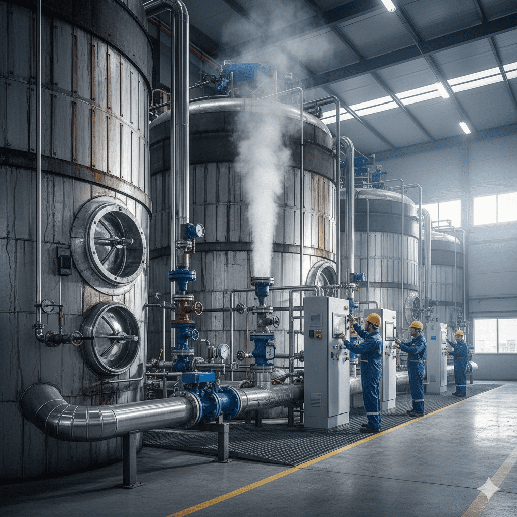 aquecimento tanques industriais