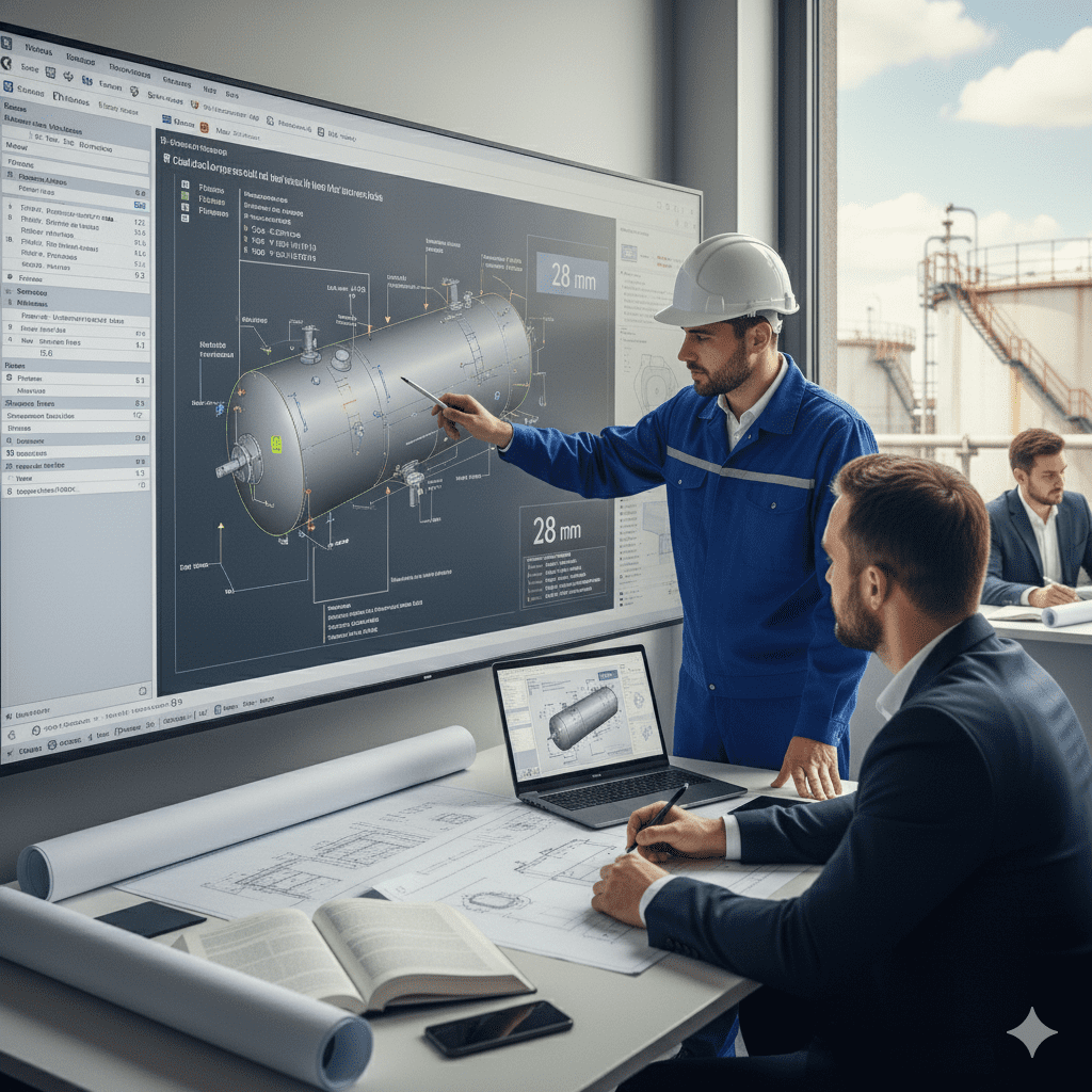 cálculo espessura tanques