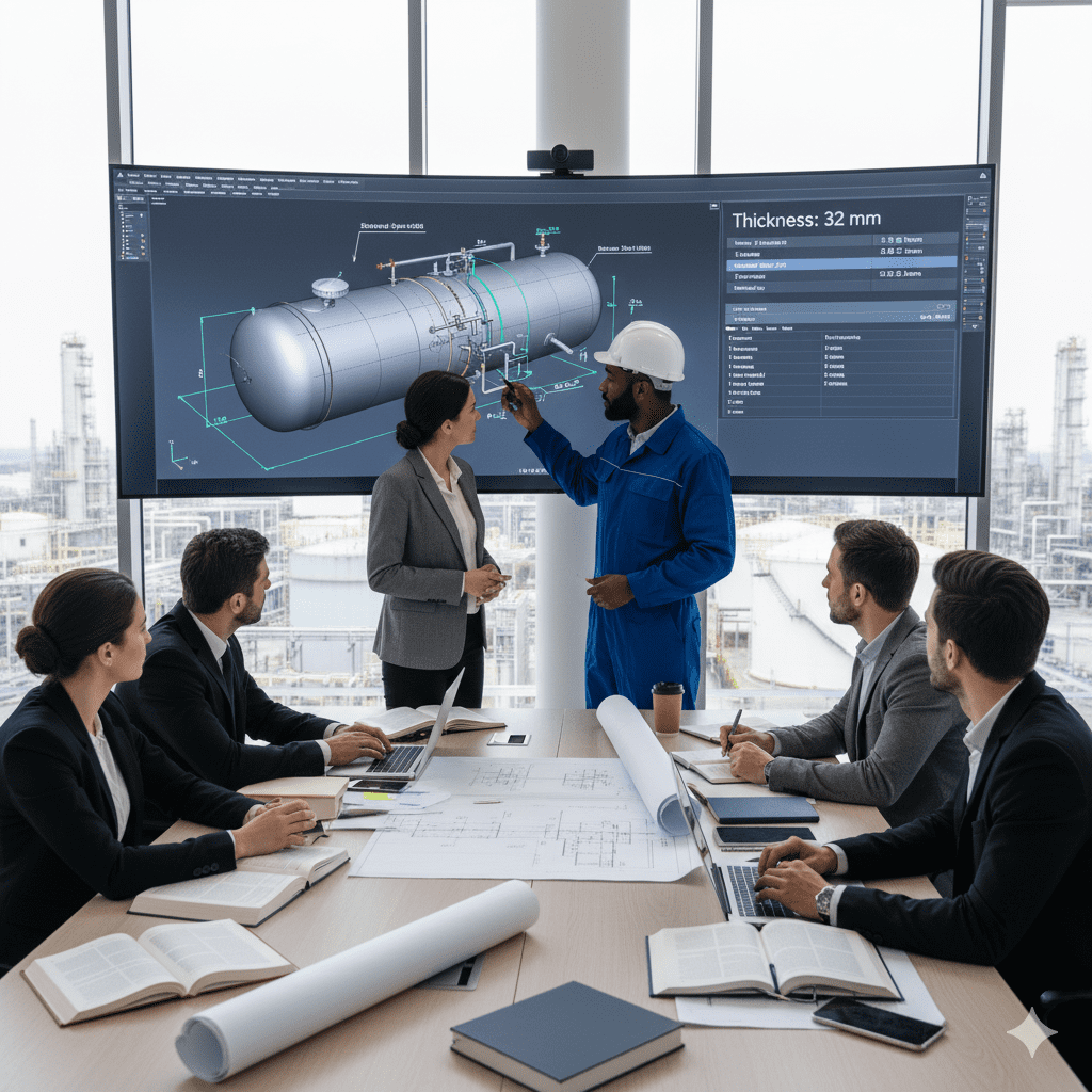 cálculo espessura tanques