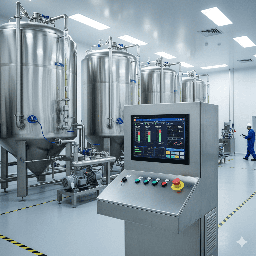 controle nível tanques