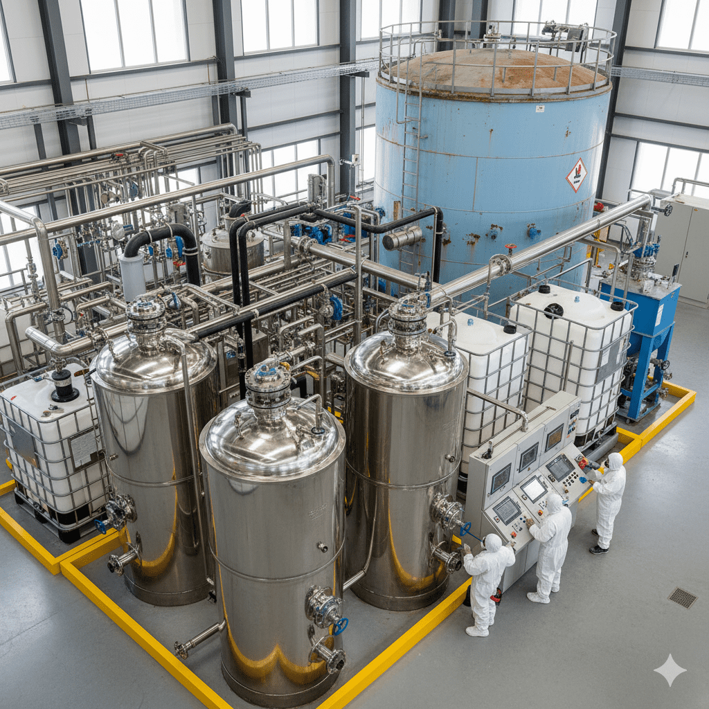 materiais tanques químicos