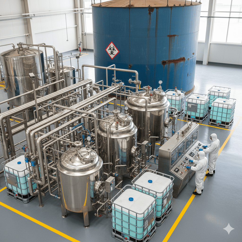 materiais tanques químicos