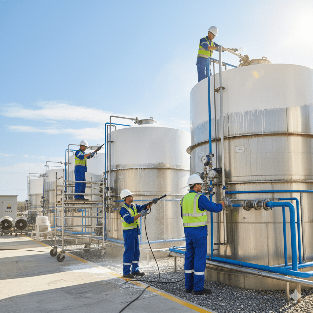preparação tanques verão