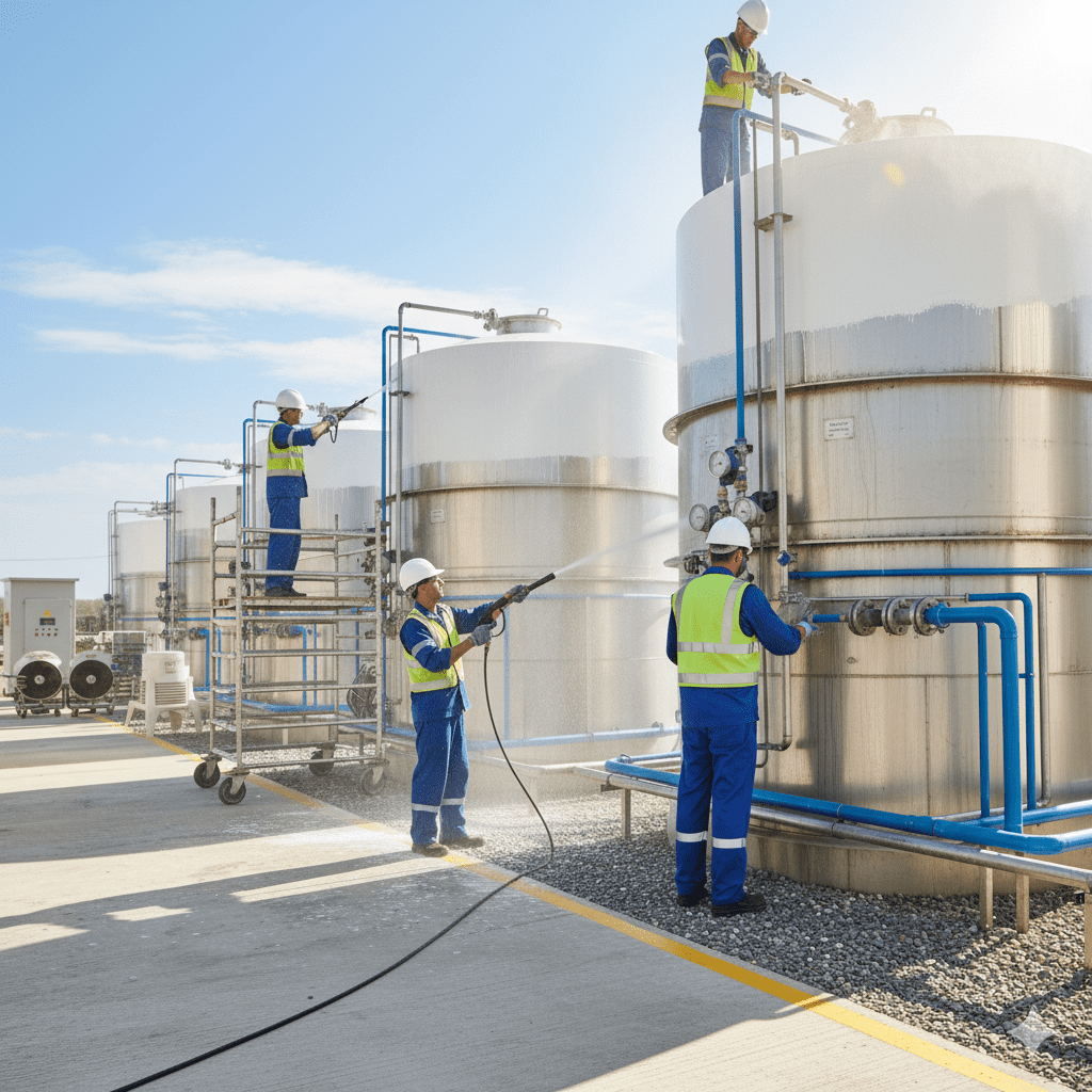 preparação tanques verão