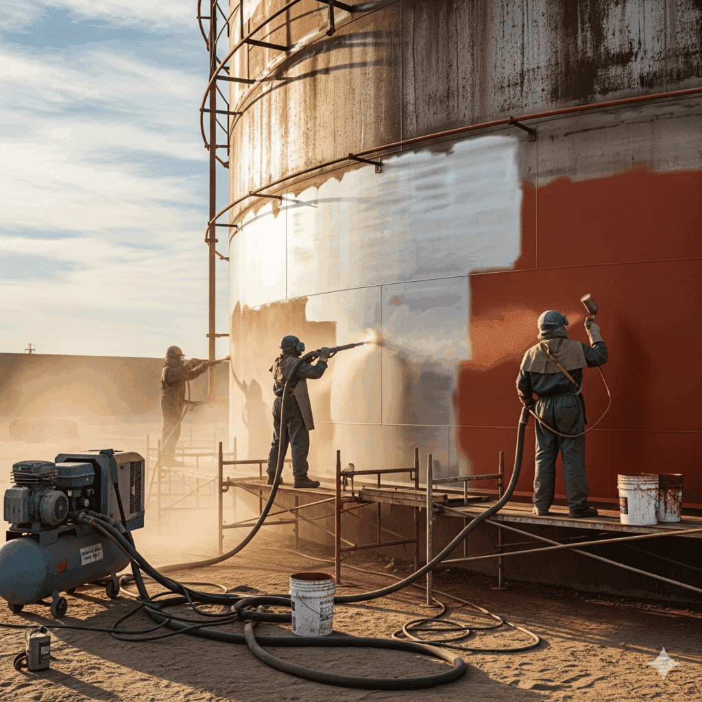 tratamento anticorrosivo tanques