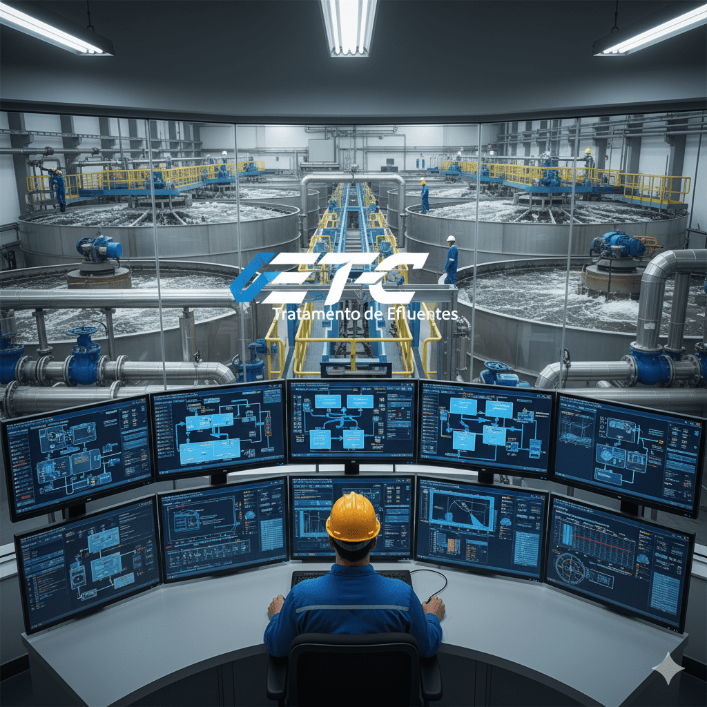 automação tratamento efluentes