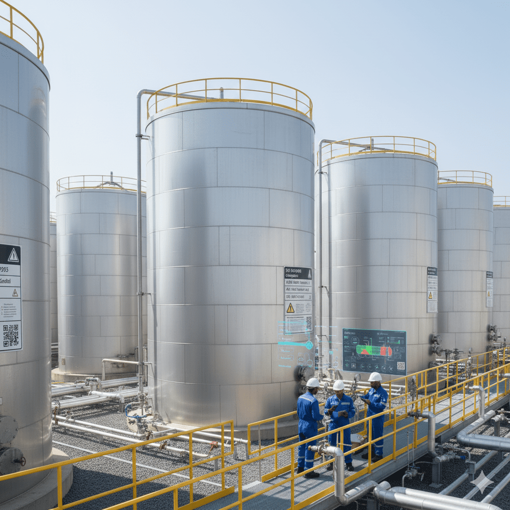 normas internacionais tanques