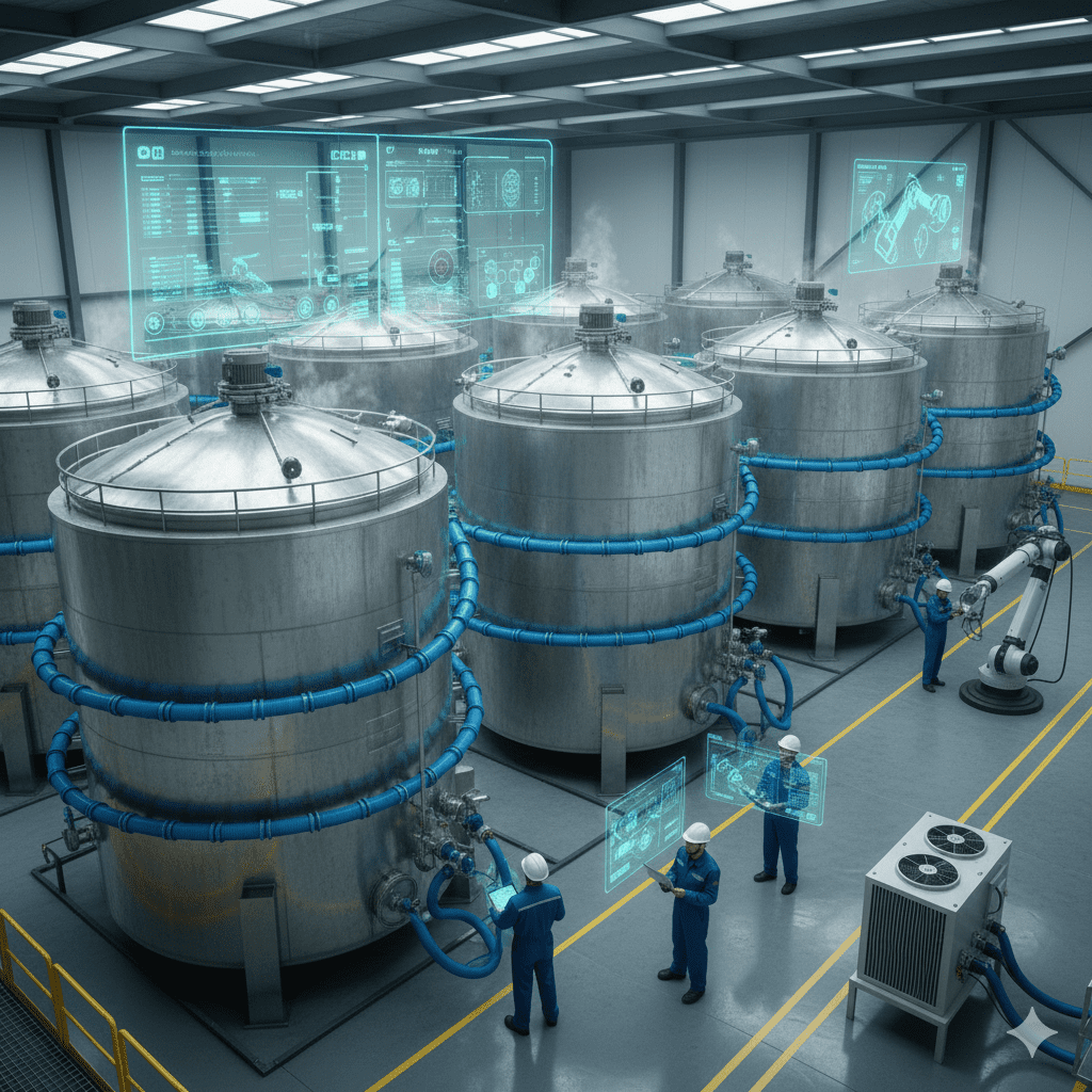 resfriamento tanques industriais