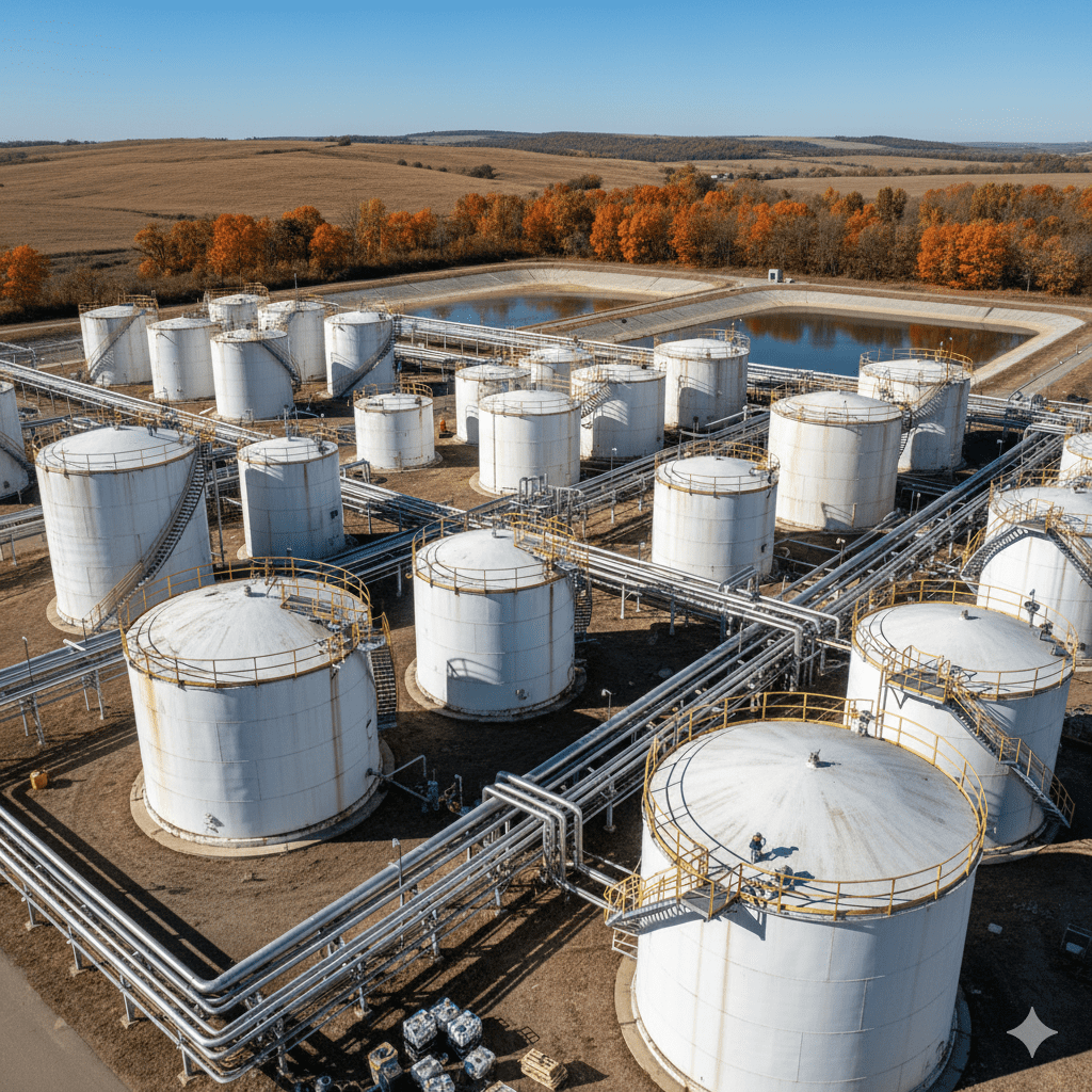 tanques armazenamento sazonal