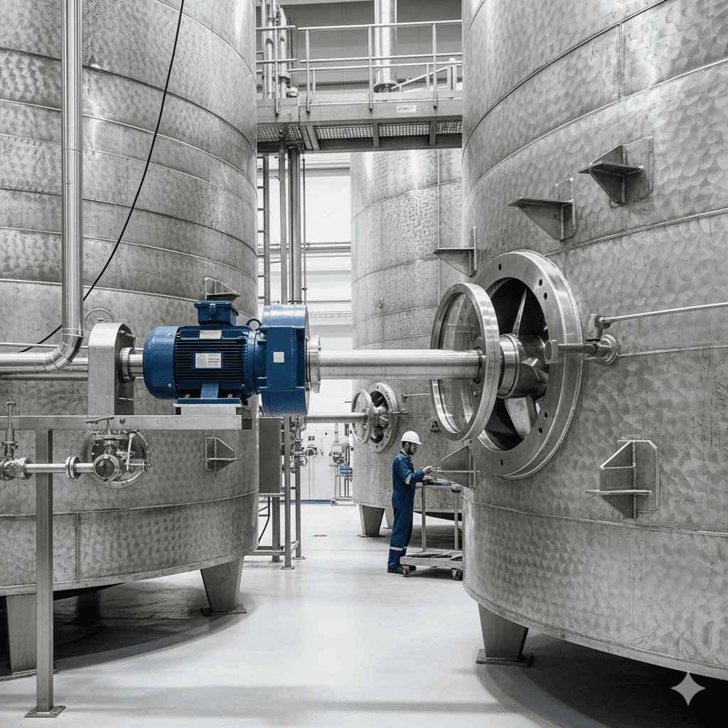 agitador lateral instalação