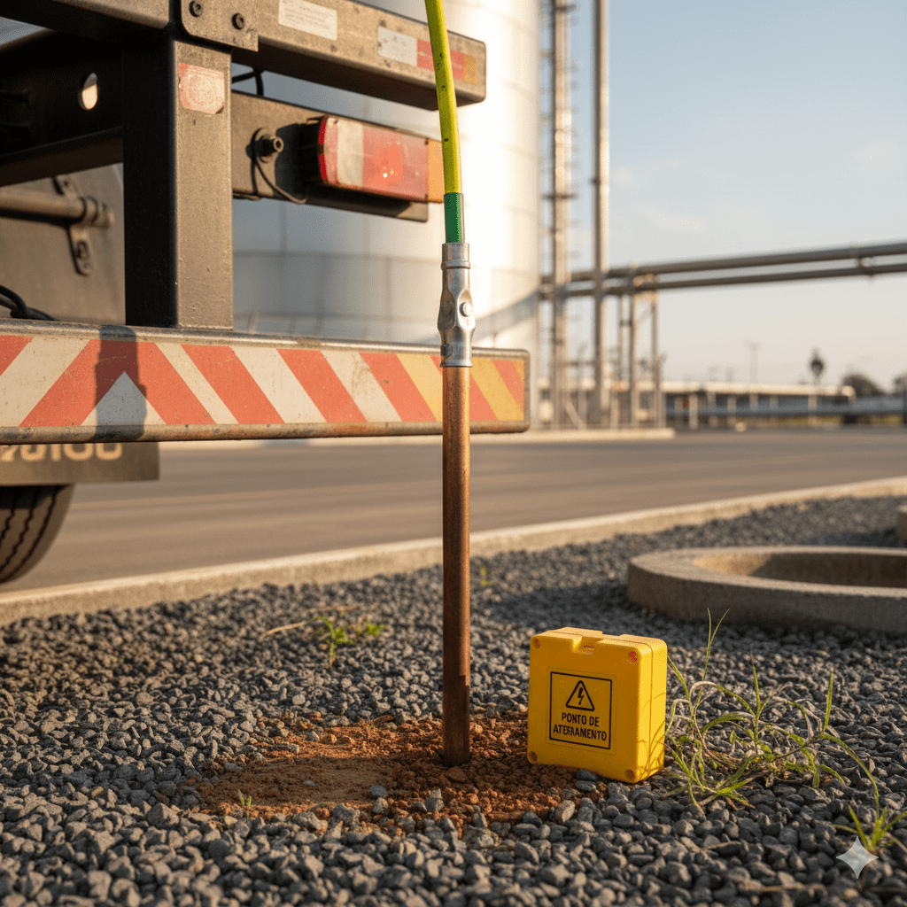 aterramento tanque inflamável