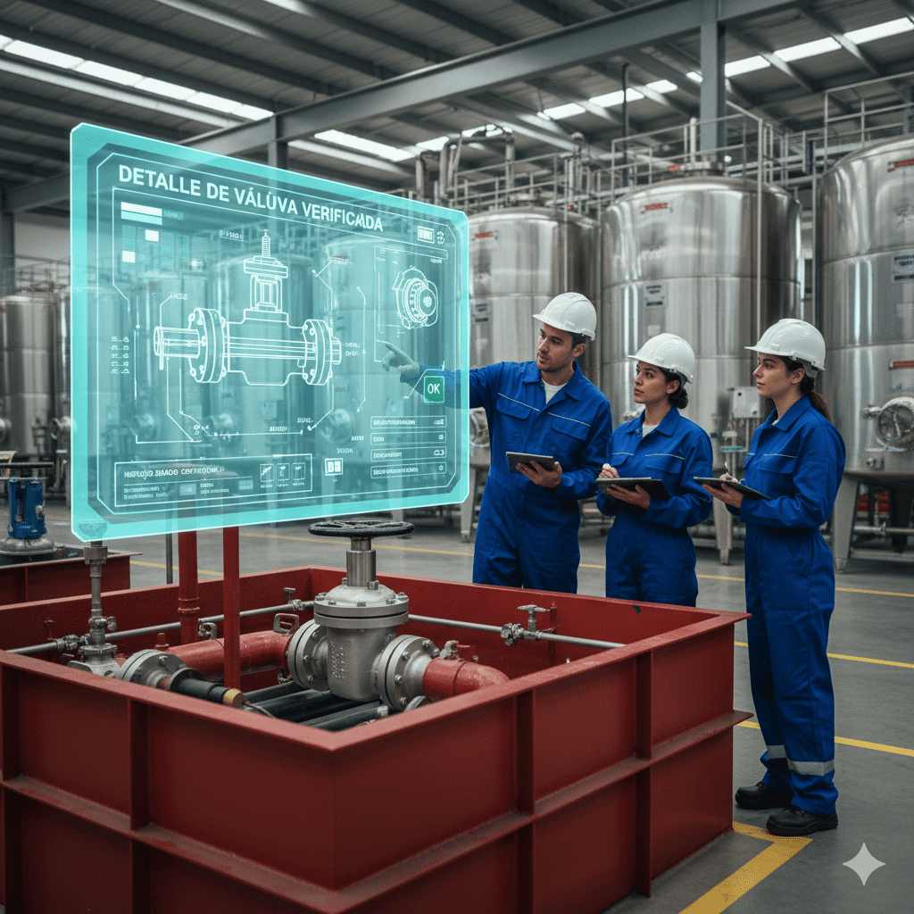 inspeção bacia contenção