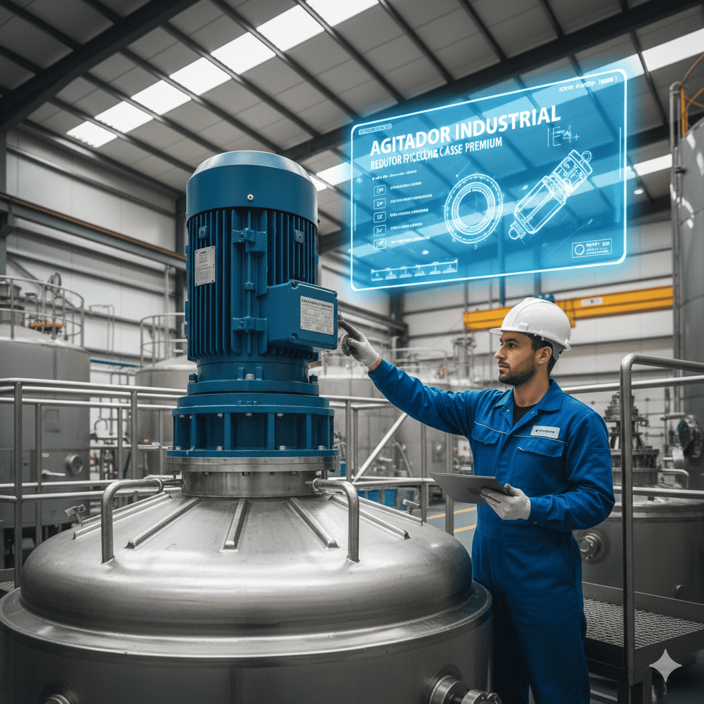 redutor agitador eficiência