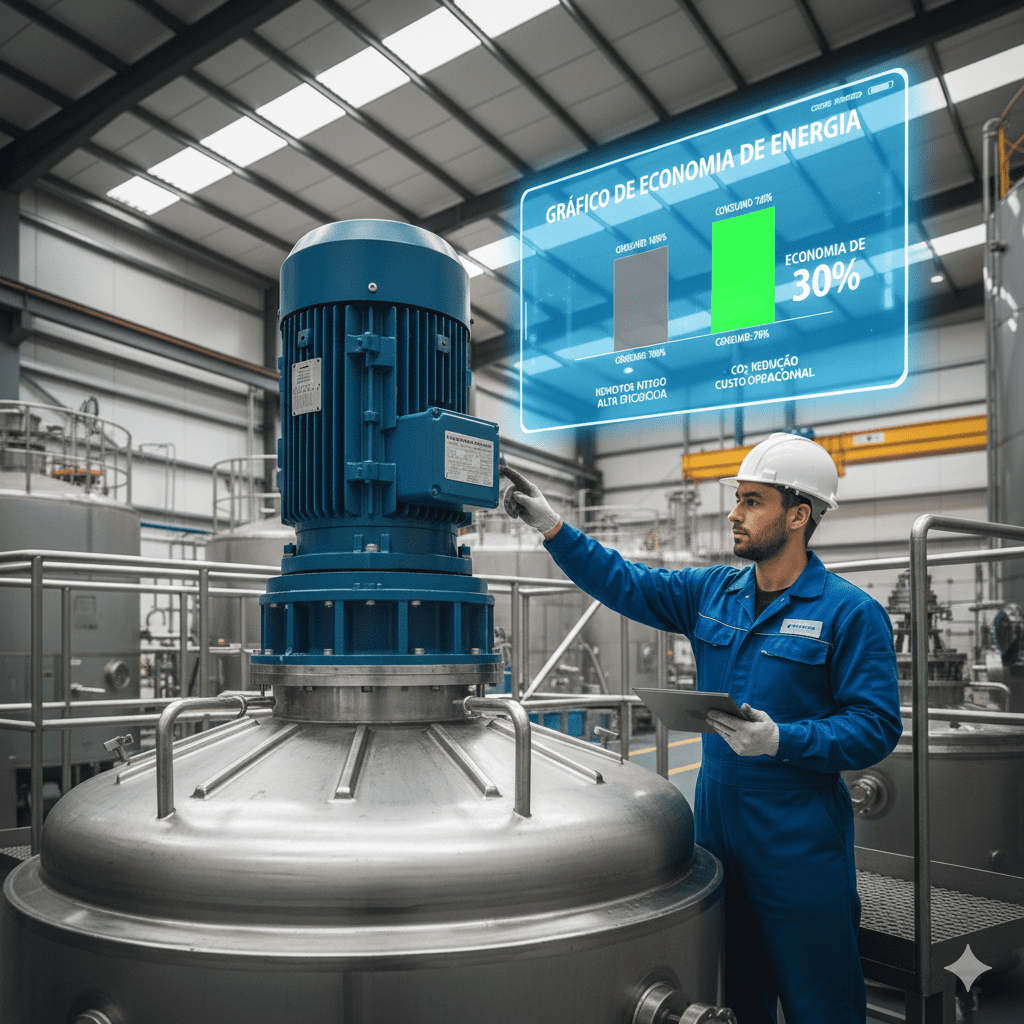 redutor agitador eficiência