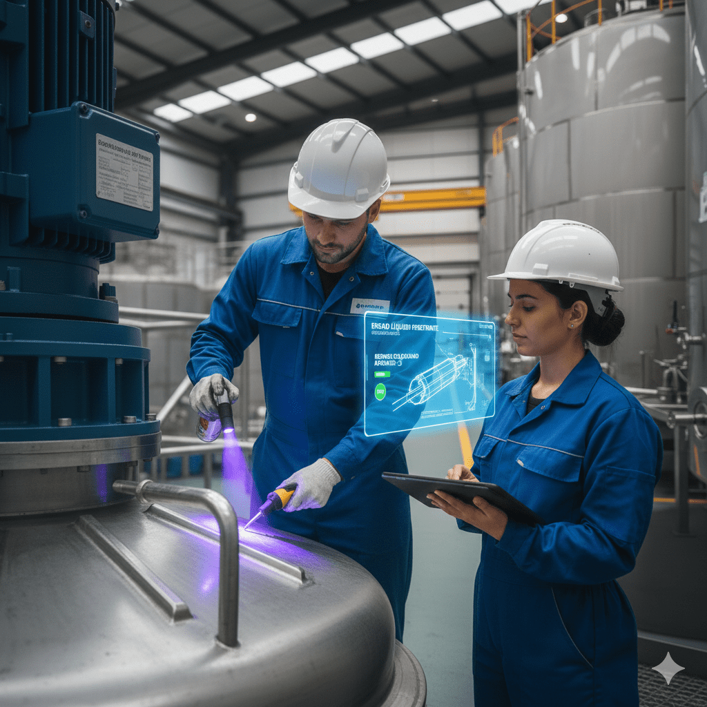 reparo solda tanque industrial