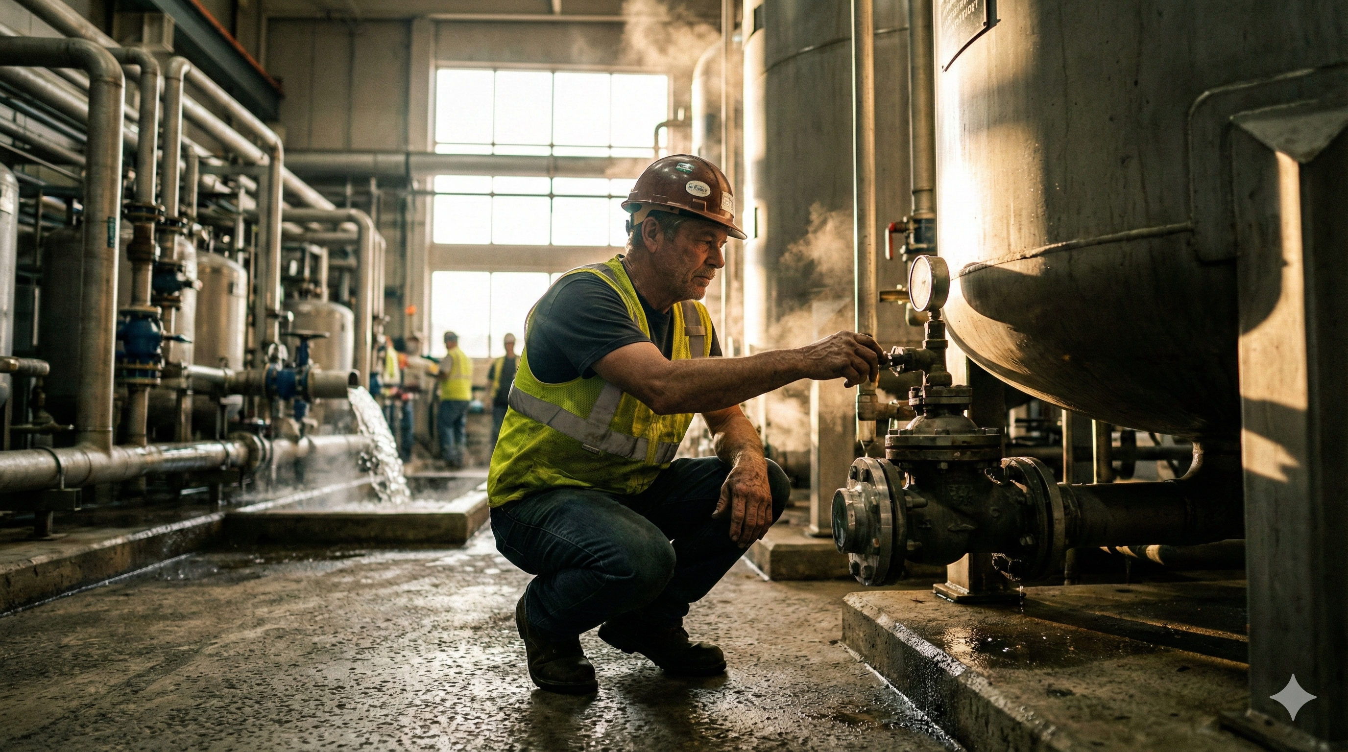 estação de tratamento de água