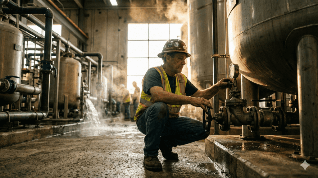 estação de tratamento de água