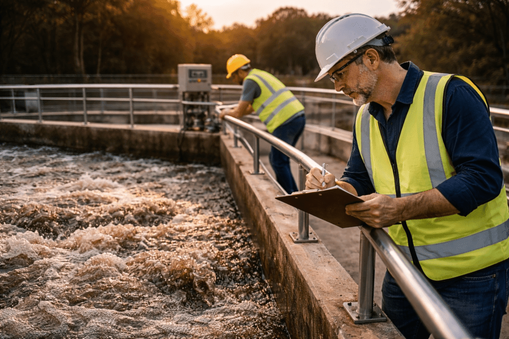 estação de tratamento de esgoto