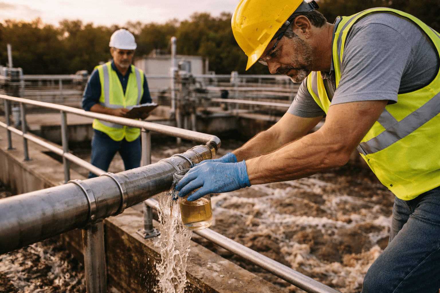 estação de tratamento de esgoto