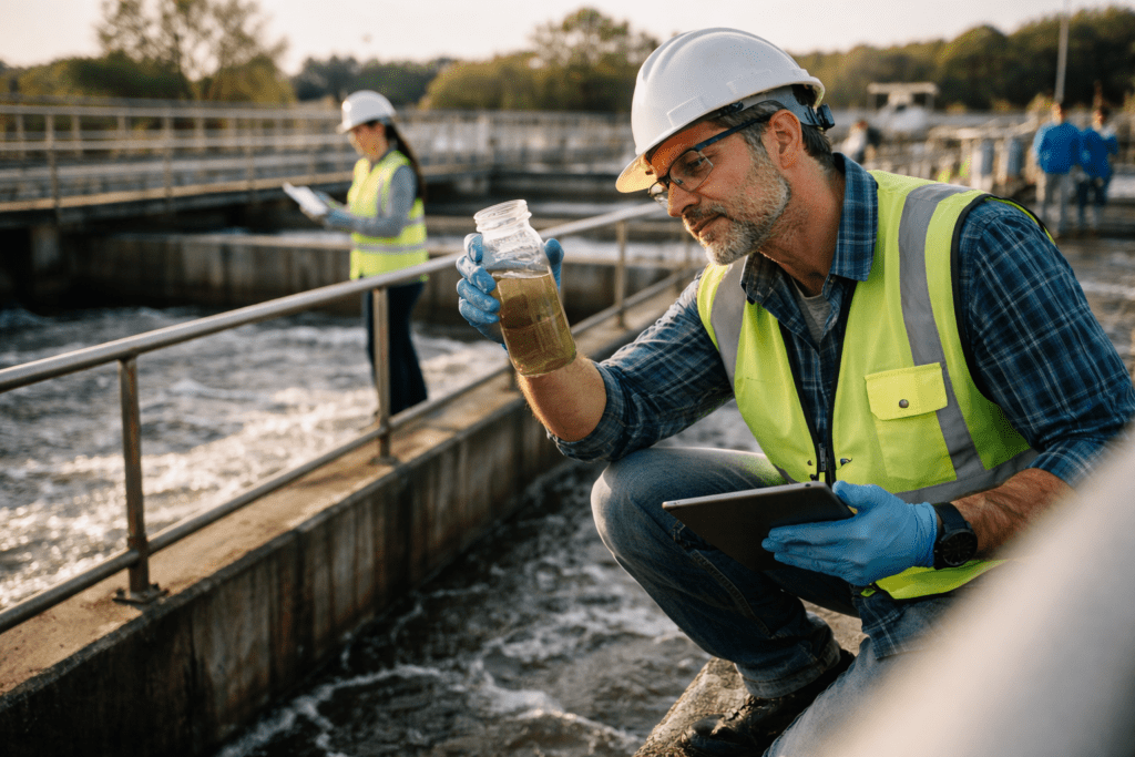 estação de tratamento de esgoto