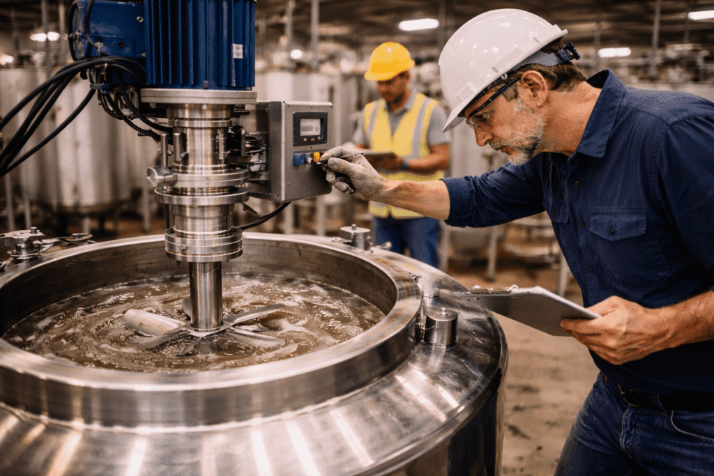 misturador aço inox