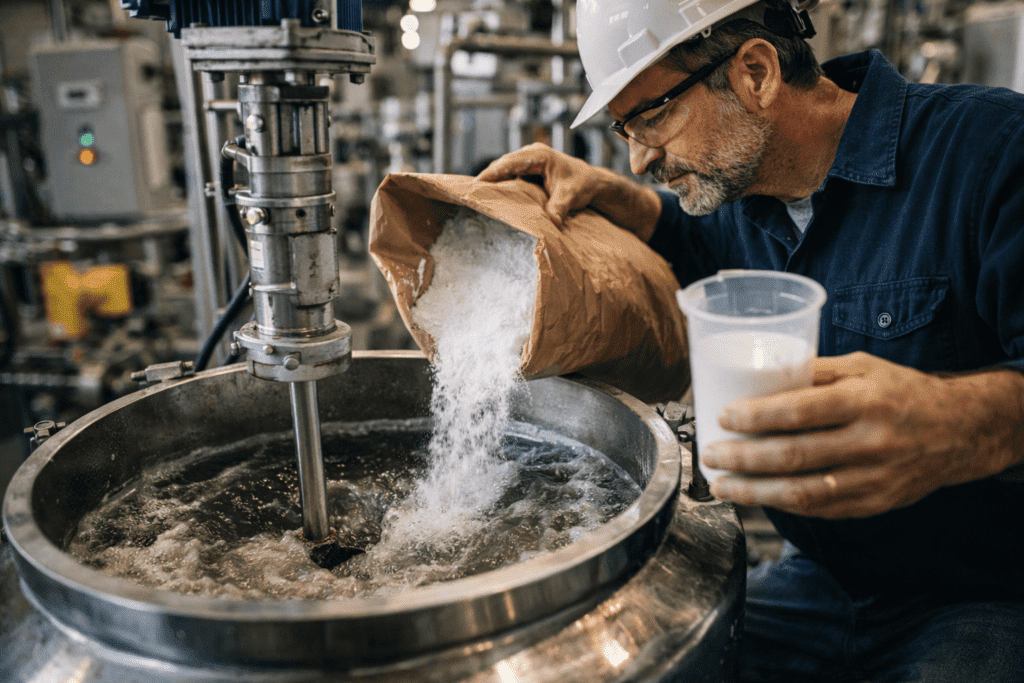 misturador de polímero