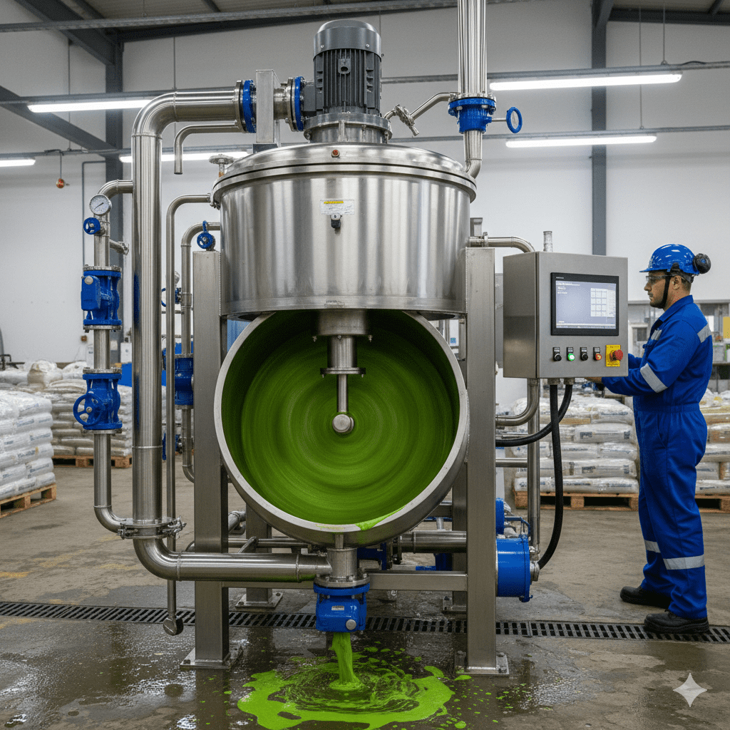 misturador de calda agricola inox